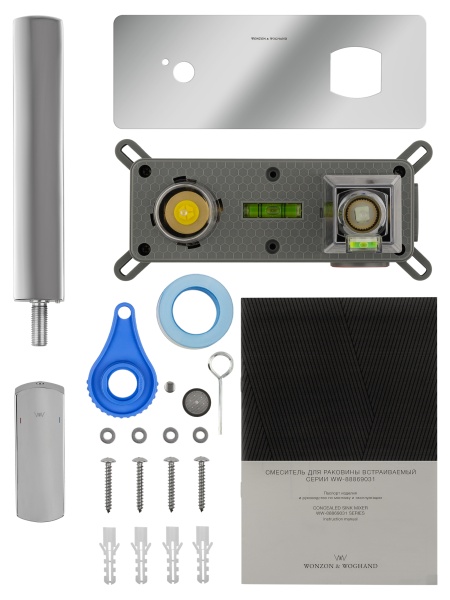 Встраиваемый смеситель Wonzon & Woghand Forza WW-88869031-CR хром глянцевый