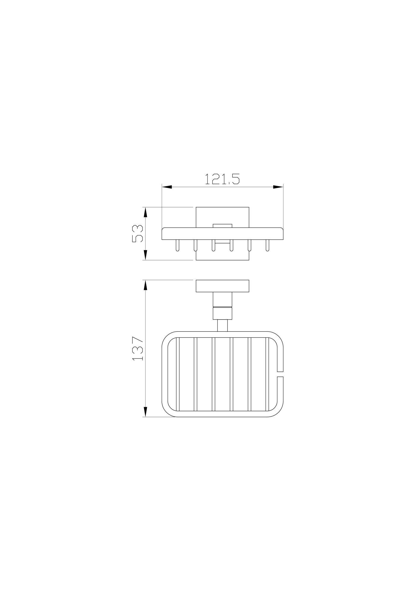 Мыльница Wonzon & Woghand Polo WW-8924-BN никель брашированная