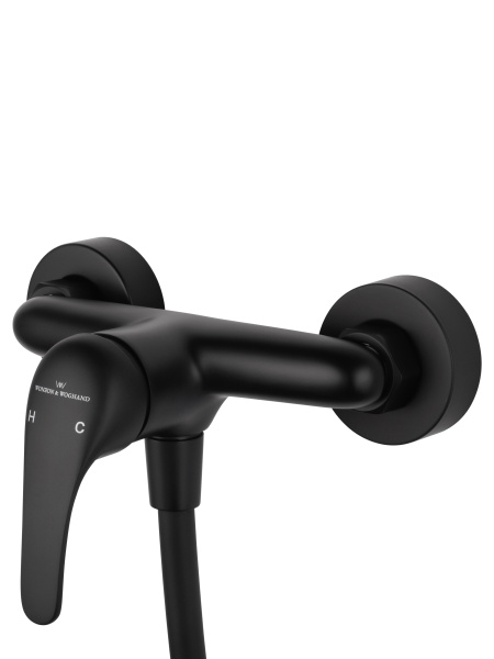 Смеситель для душа Wonzon & Woghand WW-4540-MB черный матовый с гарнитуром