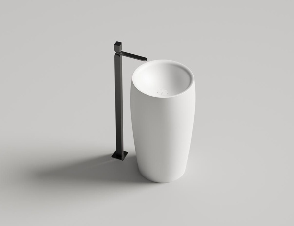 Раковина напольная Salini Alda 03 130311G 45 см белая глянцевая