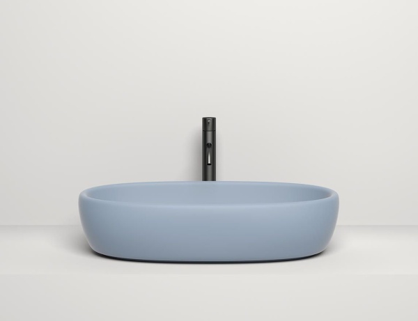 Накладная раковина Salini Luce 110721M 40 см белая матовая