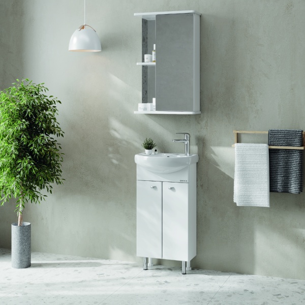 Тумба под раковину Onika Азов 104012 40 см белая (раковина Азов 40)