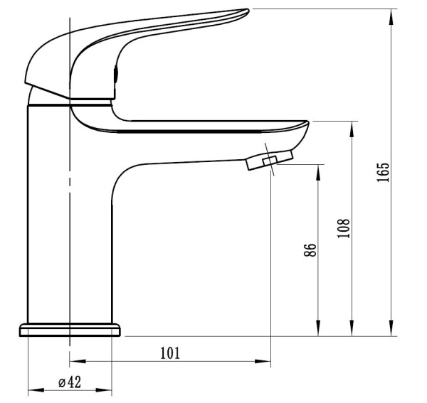 Смеситель для раковины Esko Cape Town CT26 хром