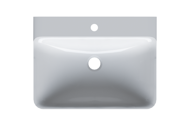 Мебельная раковина Madera Solo 4680173710430 60 см белая глянцевая