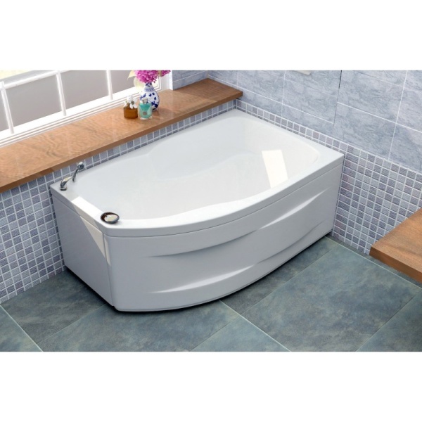 Ванна акриловая BellSan Сати 150x95 L BS.SA-I1500960L белая угловая