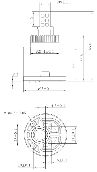 Картридж стандартный Esko CRT 35 LOW черный низкий
