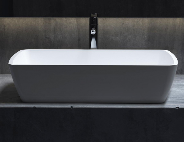 Накладная раковина Salini Gloria 1102212M 40 см белая матовая