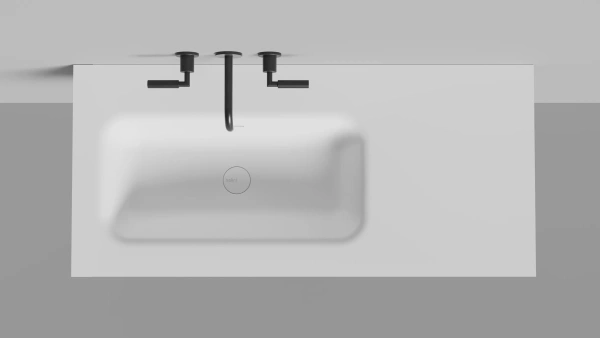 Подвесная раковина Salini Onda Flow Round 72 14022052MN 40 см белая матовая