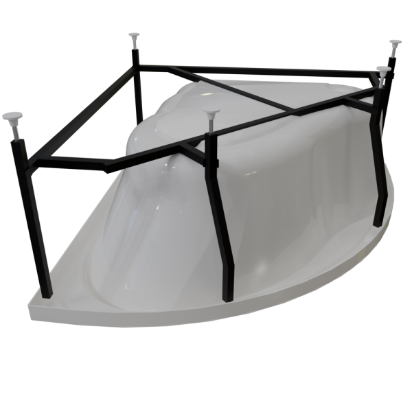 Ванна акриловая Radomir Альтея 125x125 2-01-0-0-1-219 угловая c каркасом