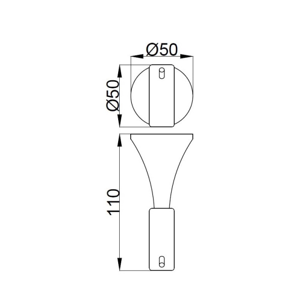 Крючок Webert Opera OA500401980 розовое золото глянцевый