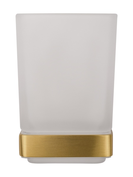 Стакан для зубных щеток Wonzon & Woghand Roma WW-7221 бронза брашированный с держателем