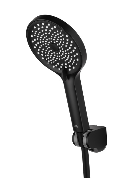 Смеситель для душа Wonzon & Woghand WW-B2585-MB черный матовый с гарнитуром