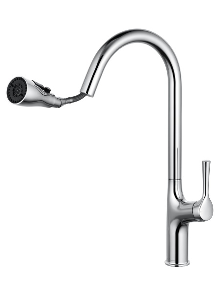 Смеситель для кухонной мойки Wonzon & Woghand WW-AE54123-CR хром глянцевый