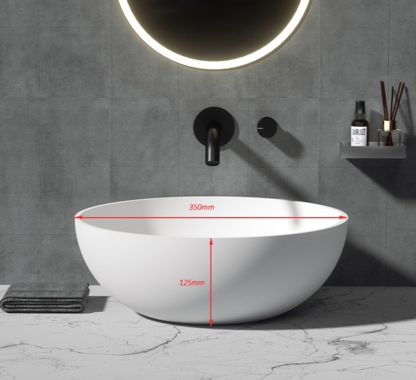 Накладная раковина Armadi Art Neoart 35 см 879-35 белая