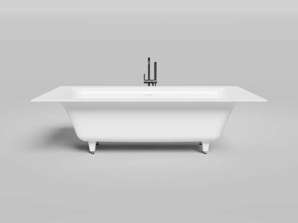 Ванна из искусственного камня Salini Ariosa Axis Kit 210x110 1053201M белая матовая