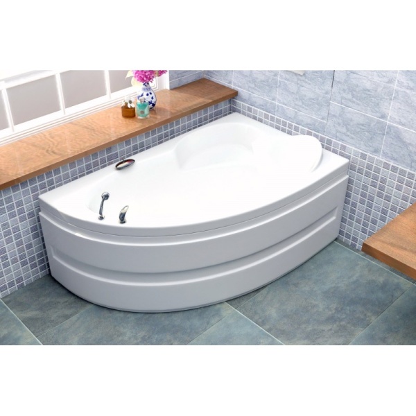 Ванна акриловая BellSan Грета 150x90 L BS.GR-A1480900L белая угловая