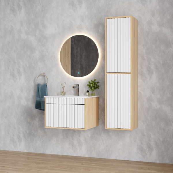 Пенал Onika Дайлер 403568 35 см дуб сонома с белым