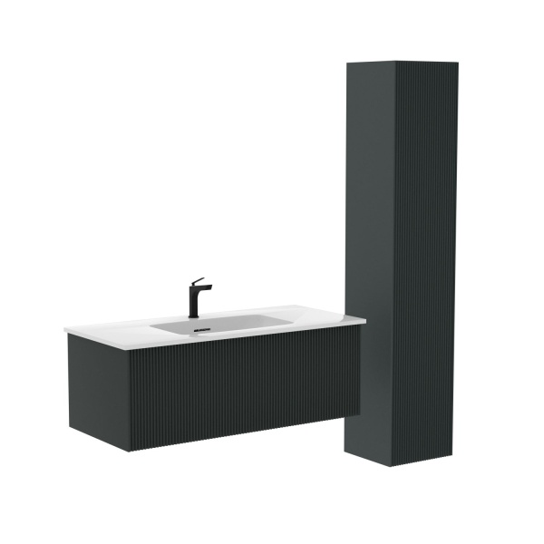 Пенал LaFenice Terra FNC-05-TER-G-30 30 см серый матовый