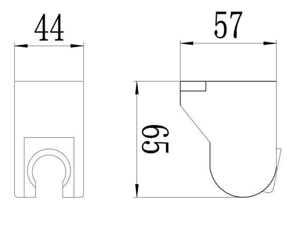 Держатель для душа Esko SH400EKGM графит