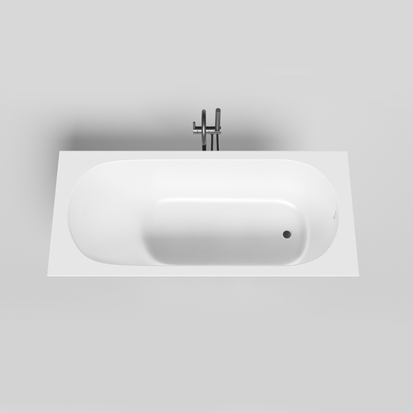 Ванна из искусственного камня Lofo Kit 180x80 UM12313 Gelcoat глянцевая встраиваемая