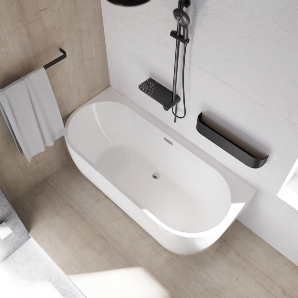 Ванна акриловая Radomir Вальс Макси 170x70 1-01-0-0-1-365 пристенная c каркасом