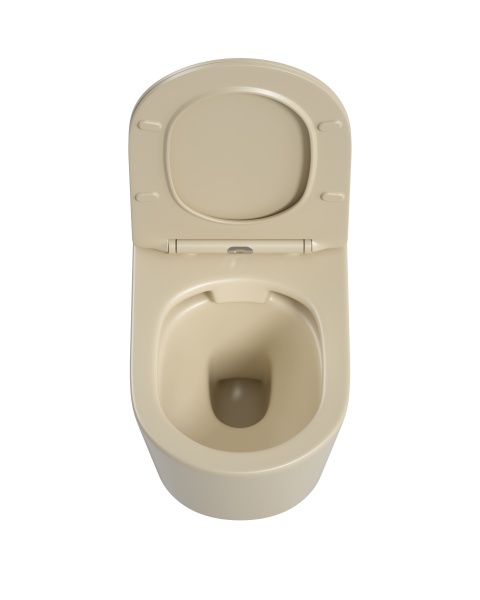 Унитаз подвесной Sapbox Lumara SB1124C1-MKH Rimless хаки матовый