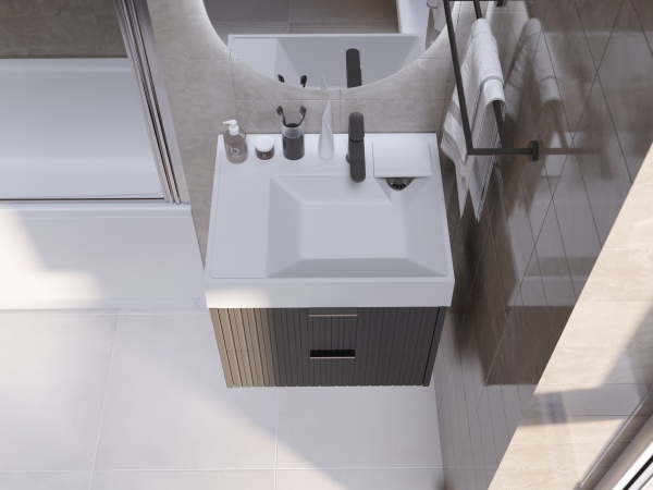 Подвесная раковина Madera Vega 4627173210959 60 см белая глянцевая на стиральную машину