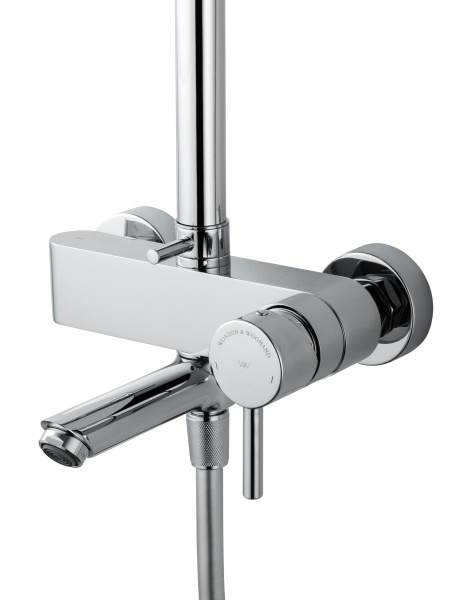 Душевая стойка Wonzon & Woghand Solo WW-739032-CR хром глянцевый