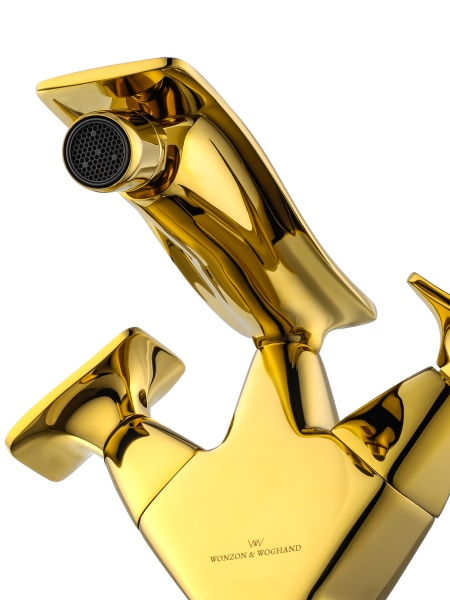 Смеситель для биде Wonzon & Woghand Shakespeare WW-655001-DG золото глянцевый