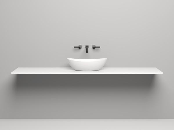 Столешница Salini Costa 70 см 200221MN белый RAL матовая