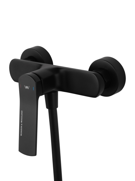 Смеситель для душа Wonzon & Woghand WW-B2585-MB черный матовый с гарнитуром