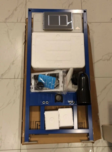 Инсталляция Sapbox 108C.500.01.806SS-CH для унитаза с кнопкой смыва хром глянцевый