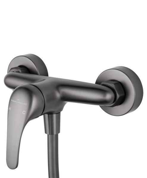 Смеситель для душа Wonzon & Woghand WW-4540-BGG темный графит брашированный с гарнитуром