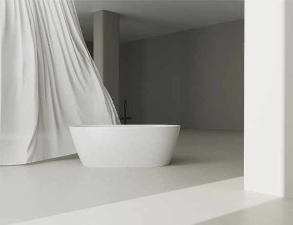 Ванна из литьевого камня Salini Sofia 170x80 102516G белая глянцевая отдельно стоящая