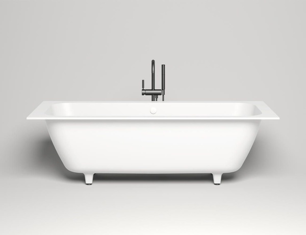 Ванна из литьевого камня Salini Orlanda Axis 180x80 103212G белая глянцевая встраиваемая
