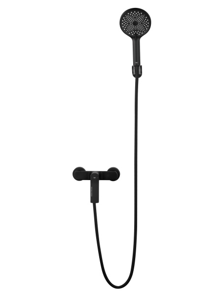 Смеситель для душа Wonzon & Woghand WW-B2585-MB черный матовый с гарнитуром