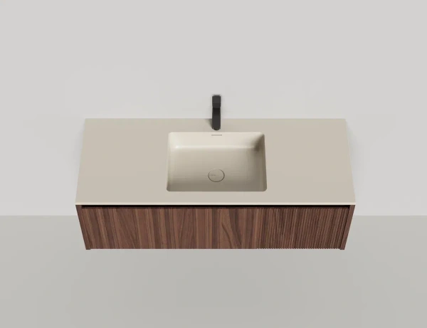 Тумба с раковиной Salini Domino 120 см 27D212ON окрашивание по RAL шпон Onda Plus