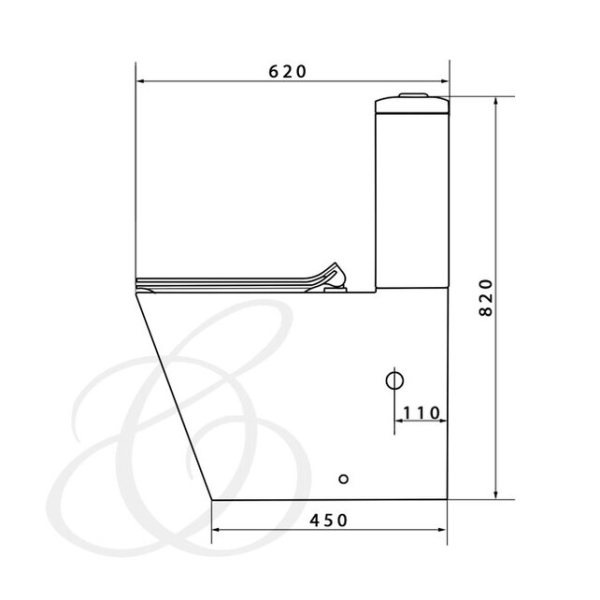 Унитаз-компакт Caprigo Vittoria V-1013 белый