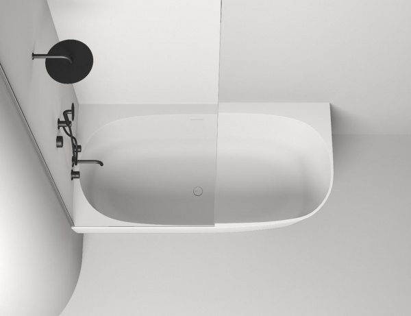 Ванна из литьевого камня Salini Sofia Corner 170x85 L 102515G белая глянцевая угловая