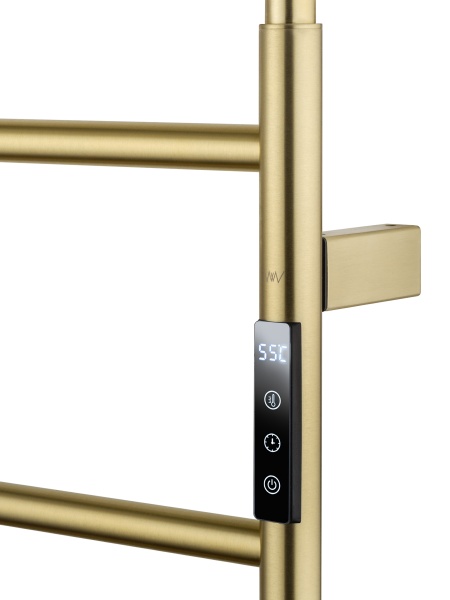 Полотенцесушитель электрический Wonzon & Woghand Wismar WW-AL202-BG золото брашированный