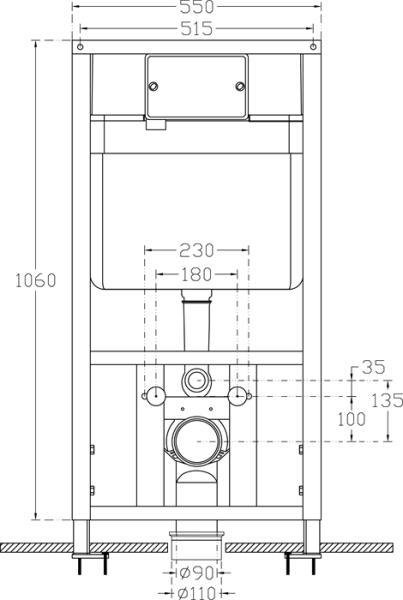 Инсталляция для унитаза Isvea Axis 52AL0102I