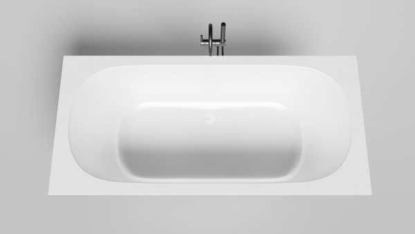 Ванна из искусственного камня Salini Ornella Axis Kit 190x90 103522M белая матовая встраиваемая