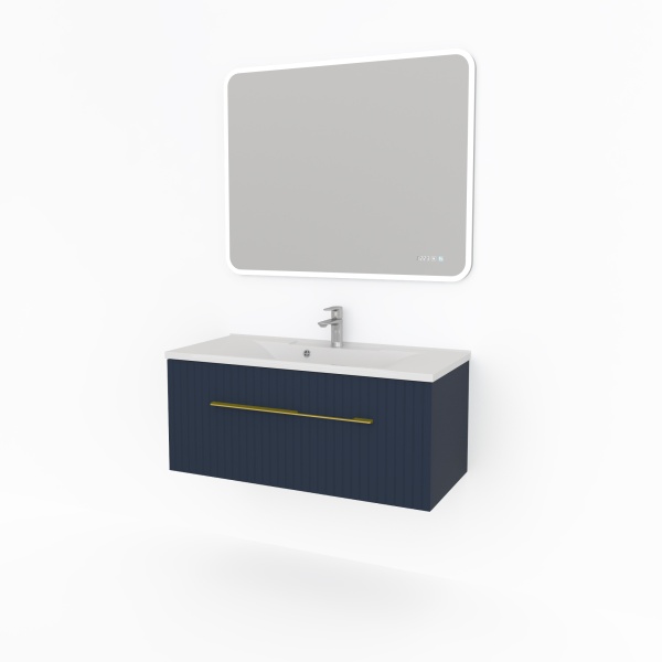 Тумба под раковину Kакса-А Sharm 005280 100 см синяя