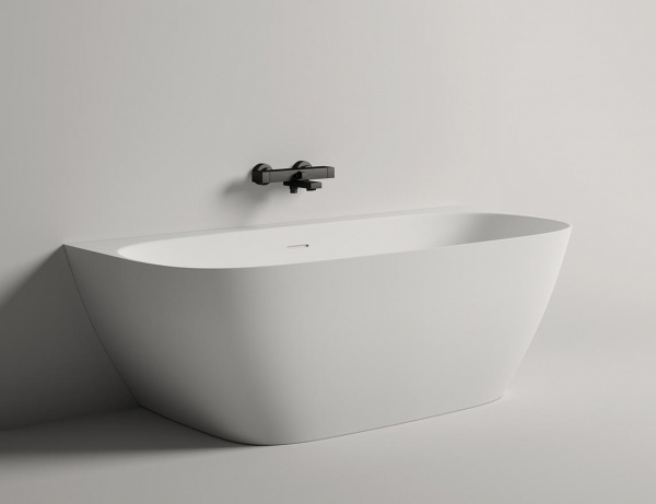 Ванна из литьевого камня Salini Sofia Wall 170x80 102512G белая глянцевая пристенная