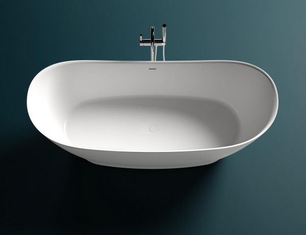 Ванна из литьевого камня Salini Noemi 170x75 101712G белая глянцевая отдельно стоящая