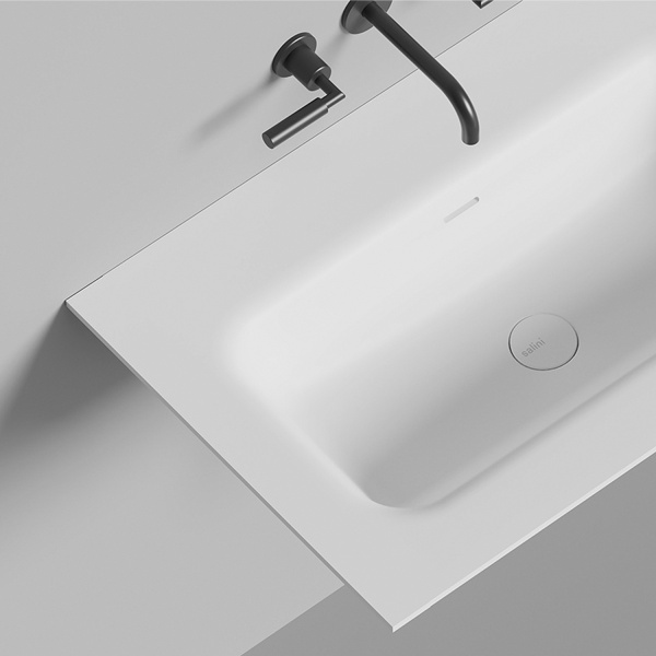 Подвесная раковина Salini Onda Flow Round 1402205MN 40 см белая матовая