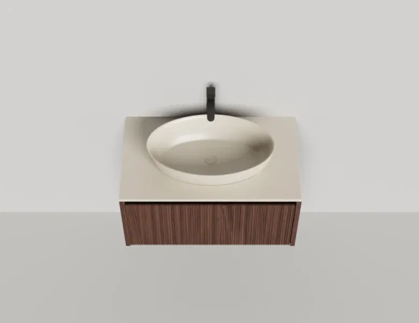 Тумба под раковину Salini Domino 80 см 27D208F окрашивание по RAL шпон