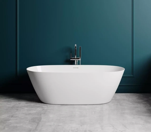 Ванна из искусственного камня Salini Sofia 165x75 102521M белая матовая отдельно стоящая