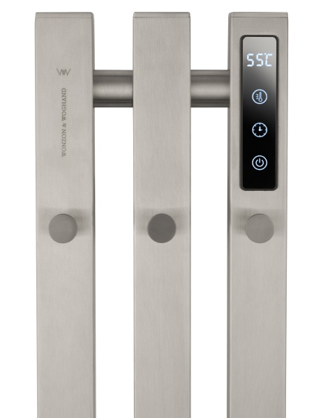 Полотенцесушитель электрический Wonzon & Woghand Kassel WW-AL73312-BN никель брашированный