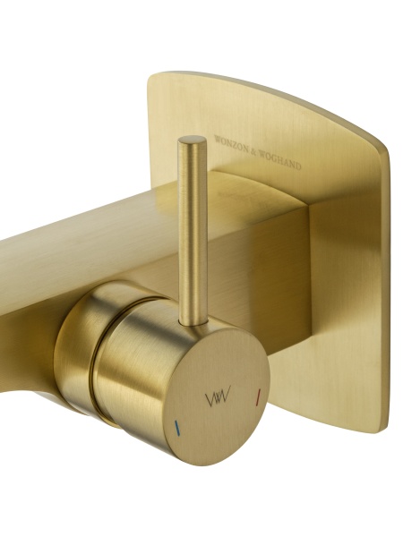 Встраиваемый смеситель Wonzon & Woghand WW-88869031-1-BG золото брашированный
